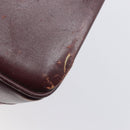 Christian Dior Trotter Canvas Boston Bag Red Gold Auth 206367-14