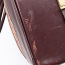 Christian Dior Trotter Canvas Boston Bag Red Gold Auth 206367-18