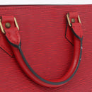 LOUIS VUITTON Epi Sac Triangle Hand Bag Red M52097 LV Auth 206372-9