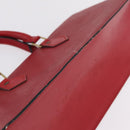 LOUIS VUITTON Epi Sac Triangle Hand Bag Red M52097 LV Auth 206372-16