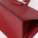 LOUIS VUITTON Epi Sac Triangle Hand Bag Red M52097 LV Auth 206372-17
