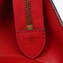 LOUIS VUITTON Epi Sac Triangle Hand Bag Red M52097 LV Auth 206372-20