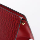 LOUIS VUITTON Epi Sac Triangle Hand Bag Red M52097 LV Auth 206372-22