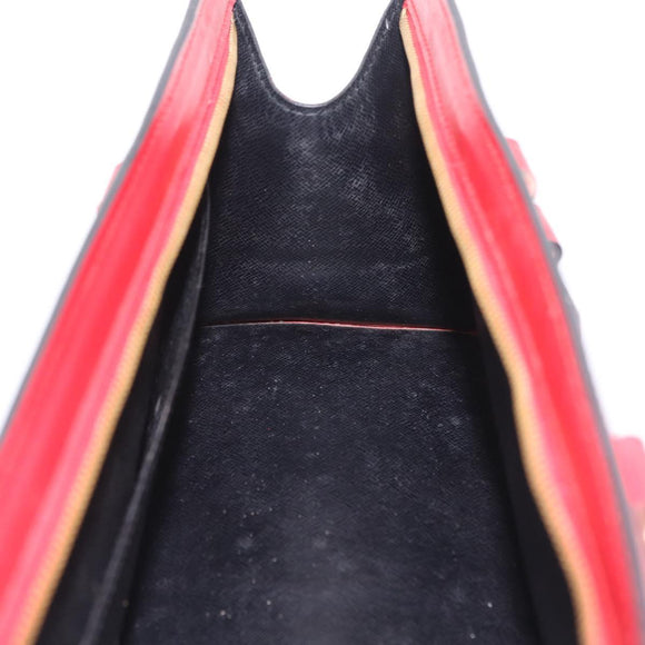 LOUIS VUITTON Epi Sac Triangle Hand Bag Red M52097 LV Auth 206372