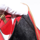 LOUIS VUITTON Epi Sac Triangle Hand Bag Red M52097 LV Auth 206372-12