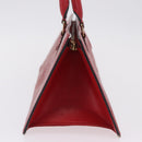 LOUIS VUITTON Epi Sac Triangle Hand Bag Red M52097 LV Auth 206372-4