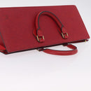 LOUIS VUITTON Epi Sac Triangle Hand Bag Red M52097 LV Auth 206372-6