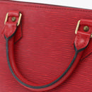 LOUIS VUITTON Epi Sac Triangle Hand Bag Red M52097 LV Auth 206372-8