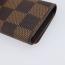 LOUIS VUITTON Damier Ebene Multicles 4 Key Case N62631 LV Auth 206376V-15