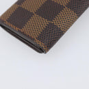 LOUIS VUITTON Damier Ebene Multicles 4 Key Case N62631 LV Auth 206376V-16