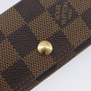 LOUIS VUITTON Damier Ebene Multicles 4 Key Case N62631 LV Auth 206376V-17