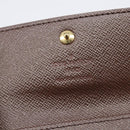 LOUIS VUITTON Damier Ebene Multicles 4 Key Case N62631 LV Auth 206376V-19