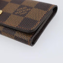 LOUIS VUITTON Damier Ebene Multicles 4 Key Case N62631 LV Auth 206376V-7