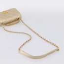 CHANEL Matelasse Chain Shoulder Bag Lamb Skin 2way Gold CC Auth 206384SAM-8