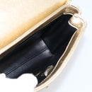 CHANEL Matelasse Chain Shoulder Bag Lamb Skin 2way Gold CC Auth 206384SAM-24