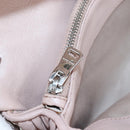Miu Miu Matelasse Chain Shoulder Bag Leather 2way Pink Silver Auth 206389M-26