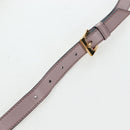 Miu Miu Shoulder Bag Leather Pink Gold Auth 206391M-15