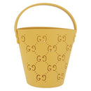 GUCCI Hand Bag Rubber Yellow 723051 Auth 206393M-1