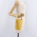 GUCCI Hand Bag Rubber Yellow 723051 Auth 206393M-19