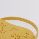 GUCCI Hand Bag Rubber Yellow 723051 Auth 206393M-8