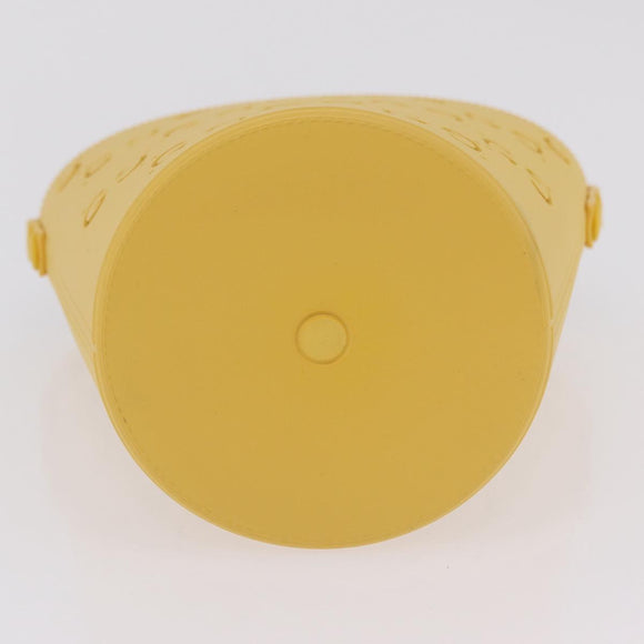 GUCCI Hand Bag Rubber Yellow 723051 Auth 206393M