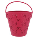 GUCCI Hand Bag Rubber Pink 723051 Auth 206394M-13