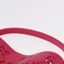 GUCCI Hand Bag Rubber Pink 723051 Auth 206394M-8
