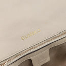 GUCCI New Bamboo Hand Bag Leather 2way Ivory Gold 263970 Auth 206395M-27