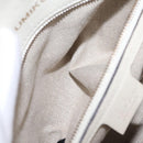 GUCCI New Bamboo Hand Bag Leather 2way Ivory Gold 263970 Auth 206395M-32