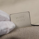 GUCCI New Bamboo Hand Bag Leather 2way Ivory Gold 263970 Auth 206395M-11