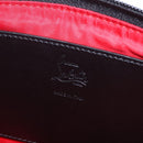 Christian Louboutin Waist bag Canvas Black Silver Auth 206397M-22