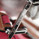 LOEWE Puzzle Bag Small Hand Bag Leather 2way Multicolor Silver Auth 206398SAM-17