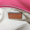 LOEWE Puzzle Bag Small Hand Bag Leather 2way Multicolor Silver Auth 206398SAM-26