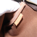 LOUIS VUITTON Monogram Graffiti Pochette Pouch Khaki M92191 LV Auth 206399A-12