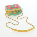 CHANEL CC Filigree Vanity Chain Bag Caviar Skin Multicolor Gold CC Auth 206403SM-7