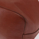 LOUIS VUITTON Epi Petit Noe Shoulder Bag Brown M44103 LV Auth 206410-18