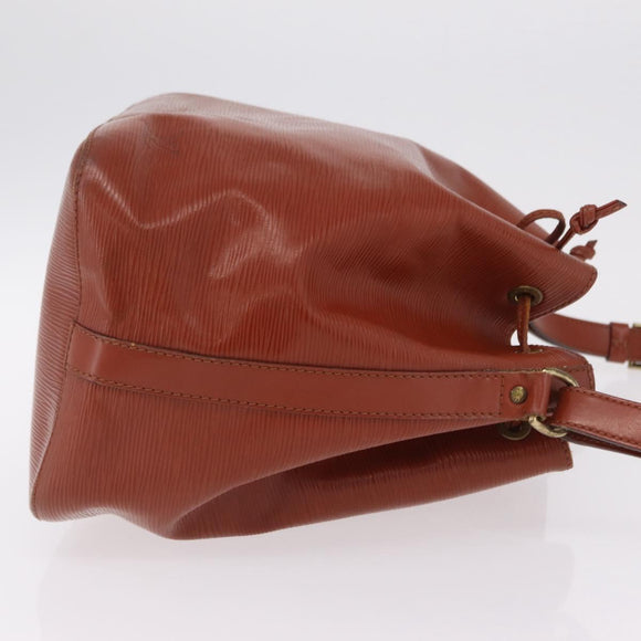LOUIS VUITTON Epi Petit Noe Shoulder Bag Brown M44103 LV Auth 206410