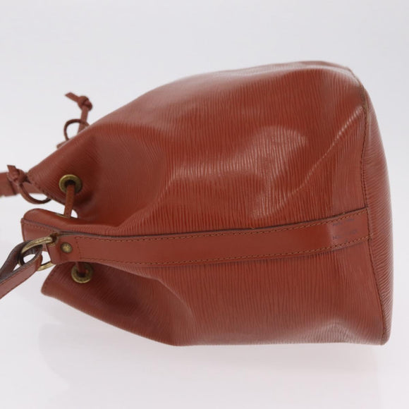 LOUIS VUITTON Epi Petit Noe Shoulder Bag Brown M44103 LV Auth 206410