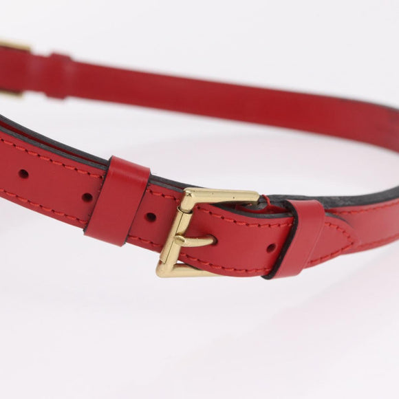 LOUIS VUITTON Epi Petit Noe Shoulder Bag Red M44107 LV Auth 206418A