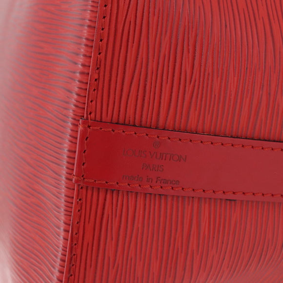 LOUIS VUITTON Epi Petit Noe Shoulder Bag Red M44107 LV Auth 206418A