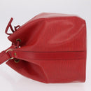 LOUIS VUITTON Epi Petit Noe Shoulder Bag Red M44107 LV Auth 206418A-4