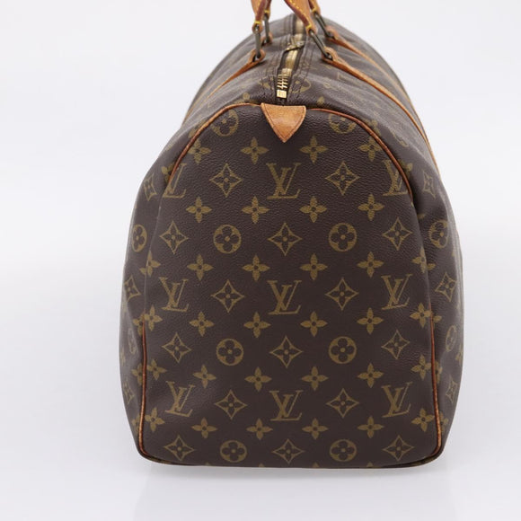 LOUIS VUITTON Monogram Keepall 50 Boston Bag M41426 LV Auth 206421