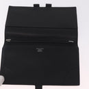 HERMES Agenda Vision Day Planner Cover Leather Black Silver Auth 206425-12