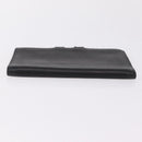 HERMES Agenda Vision Day Planner Cover Leather Black Silver Auth 206425-7