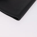 HERMES Agenda Vision Day Planner Cover Leather Black Silver Auth 206425-8