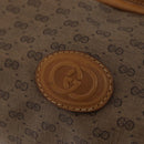 GUCCI Shoulder Bag Leather Beige Gold 007 115 5770 Auth 206426-19
