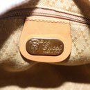 GUCCI Shoulder Bag Leather Beige Gold 007 115 5770 Auth 206426-20