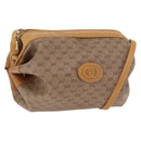 GUCCI Shoulder Bag Leather Beige Gold 007 115 5770 Auth 206426-1