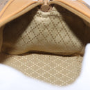GUCCI Shoulder Bag Leather Beige Gold 007 115 5770 Auth 206426-21