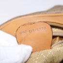 GUCCI Shoulder Bag Leather Beige Gold 007 115 5770 Auth 206426-12